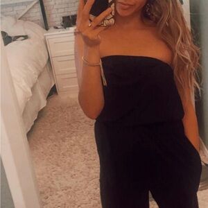 Comfy small black vacation jumpsuit